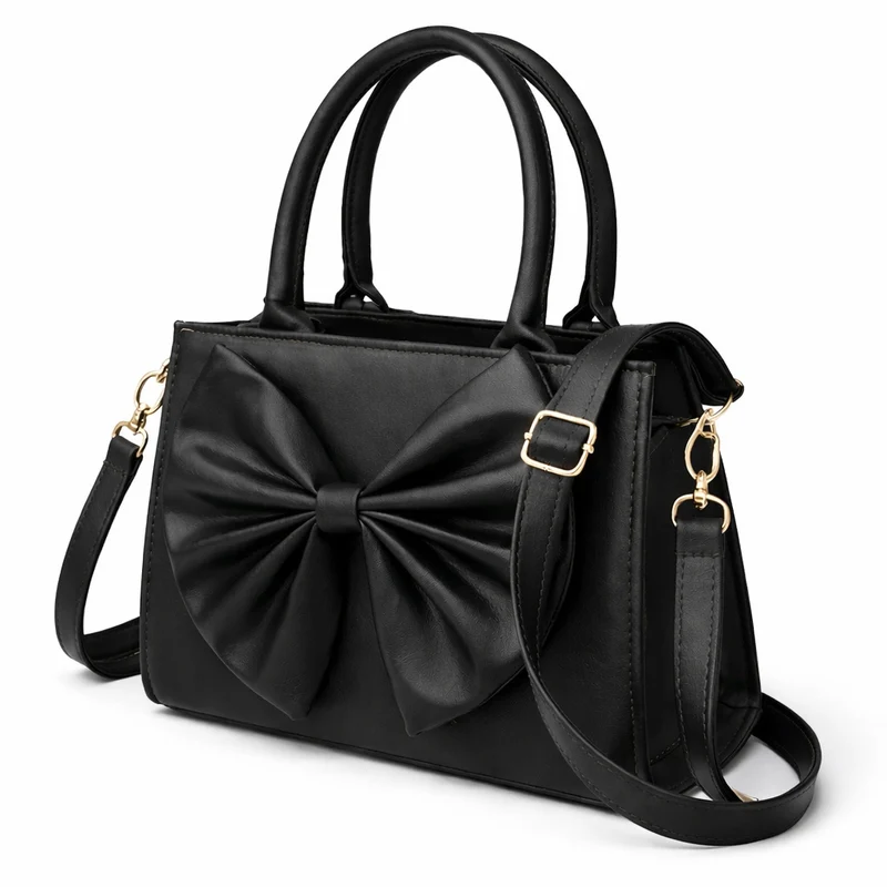Black Bow Bag - Premium Ladies Handbags Online in Pakistan | Bagloft